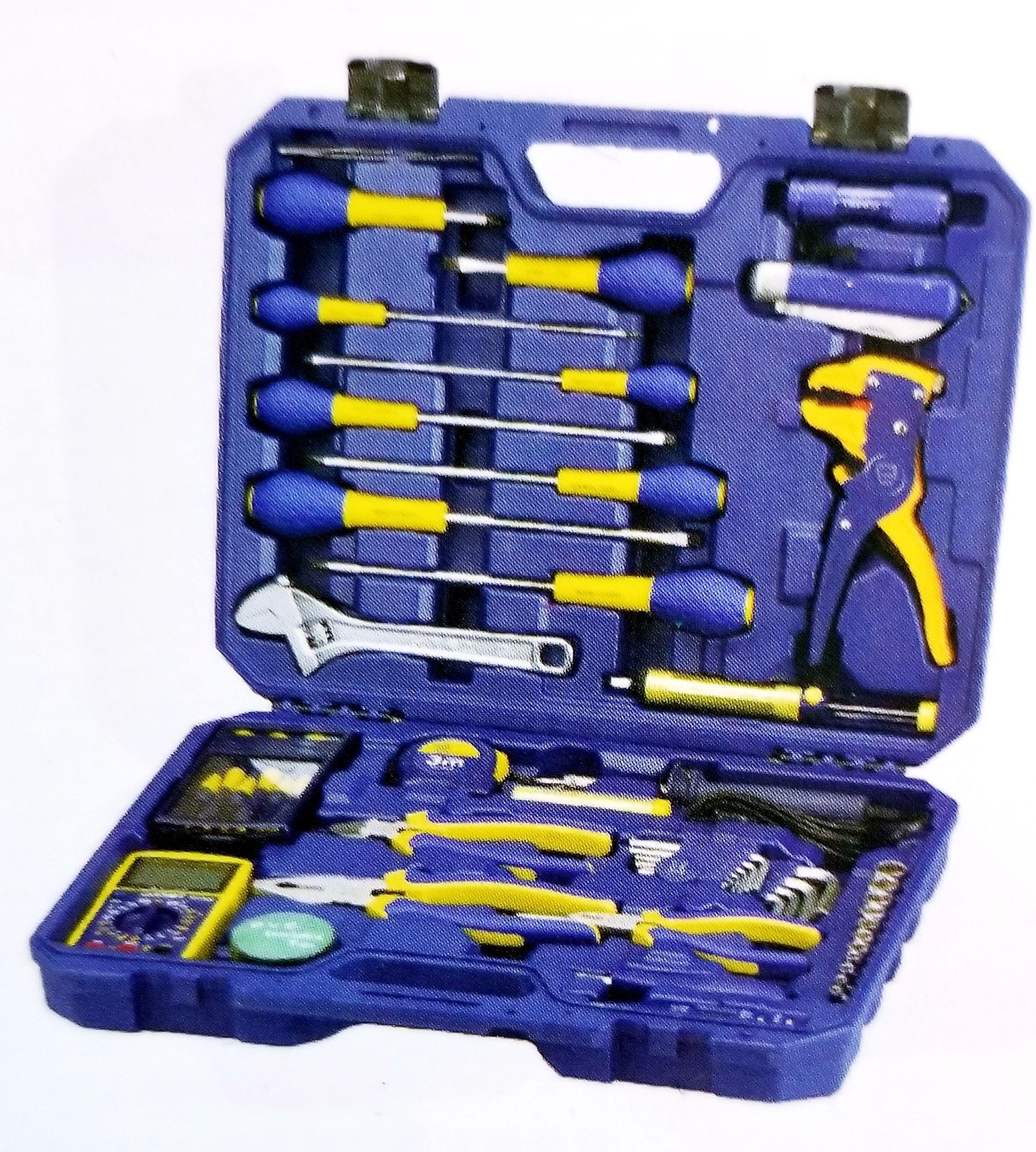 长城精工53pcs电讯组合工具 53件套电讯工具箱 电讯组套400052a