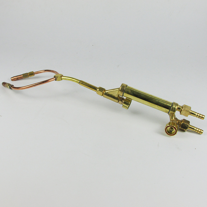 青岛国胜h01-6双头钎焊枪 射吸式氧气乙炔焊炬 全铜c型氧焊烤枪