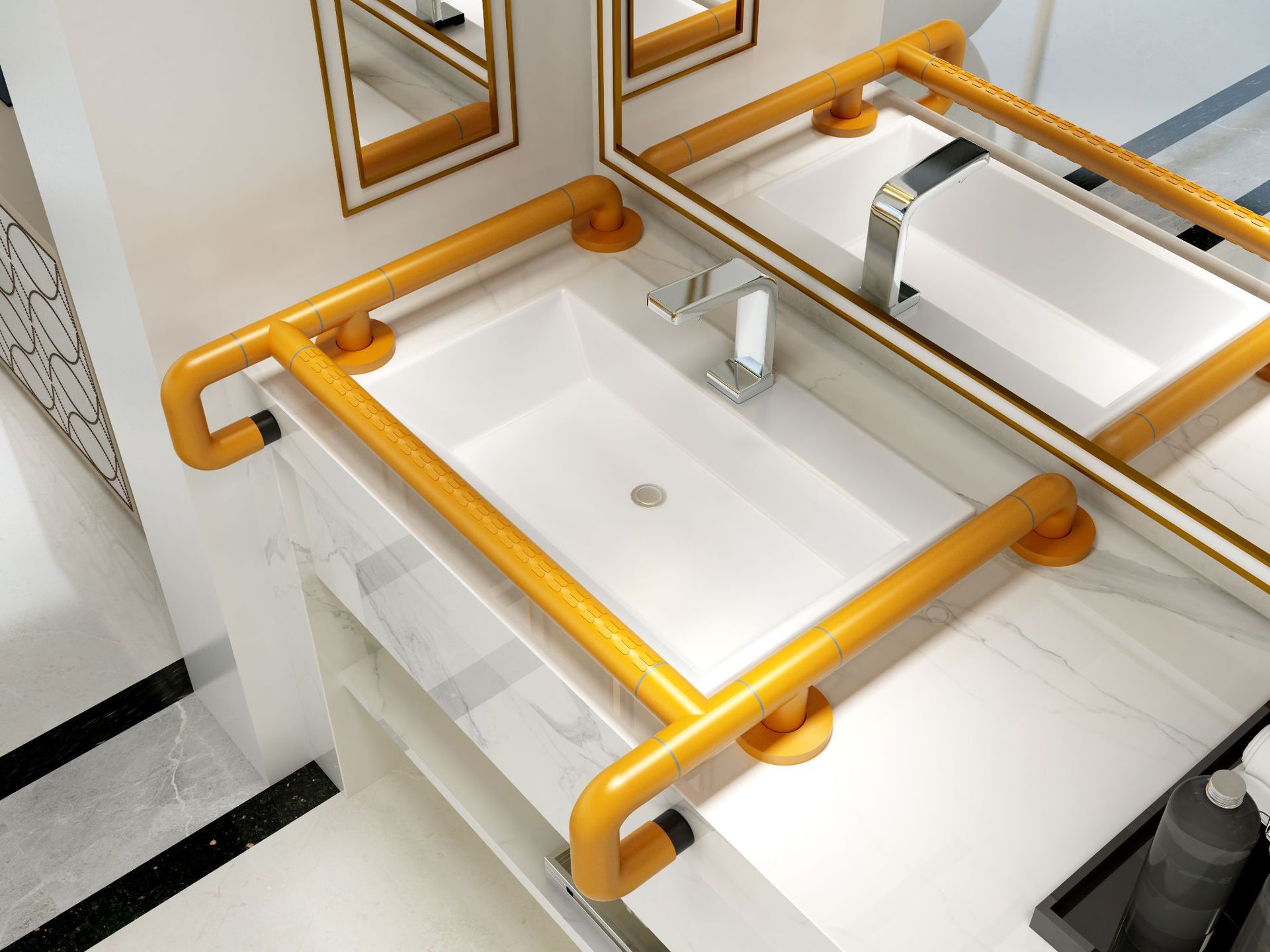 法罗娜不锈钢尼龙安全扶手一字型浴室凳宝宝安全座椅厂家直销