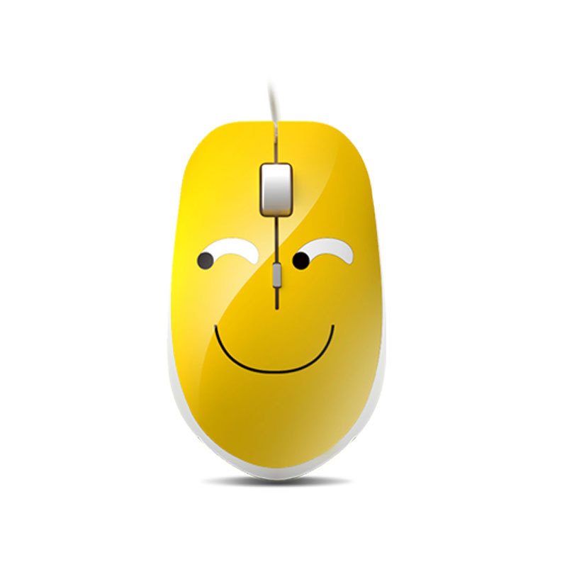 【创意鼠标】新款人工智能声控翻译创意表情鼠标有线充电鼠标定制