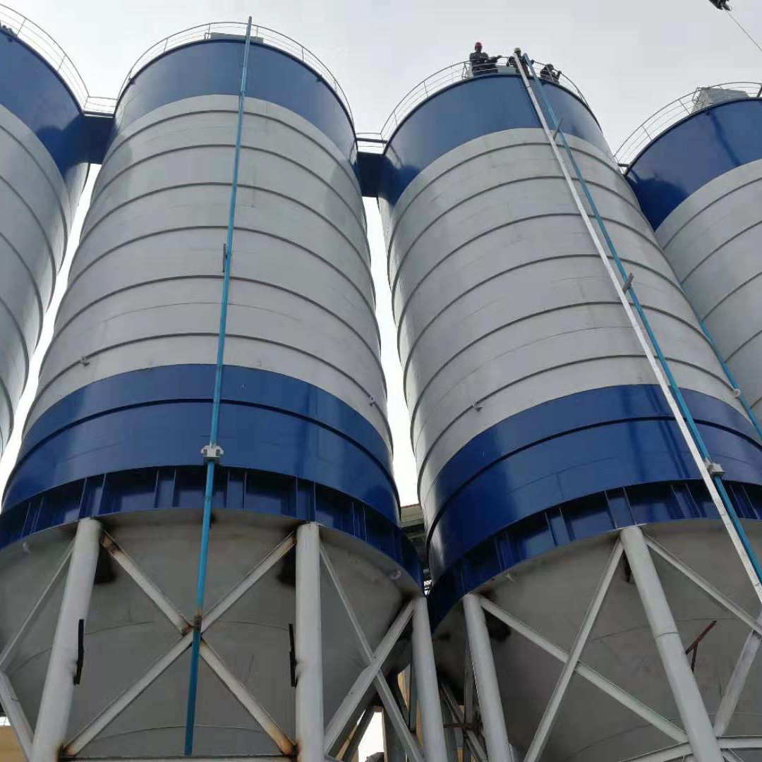 厂家生产大型灰库仓3000-5000吨水泥罐粉煤灰钢板仓质量保证