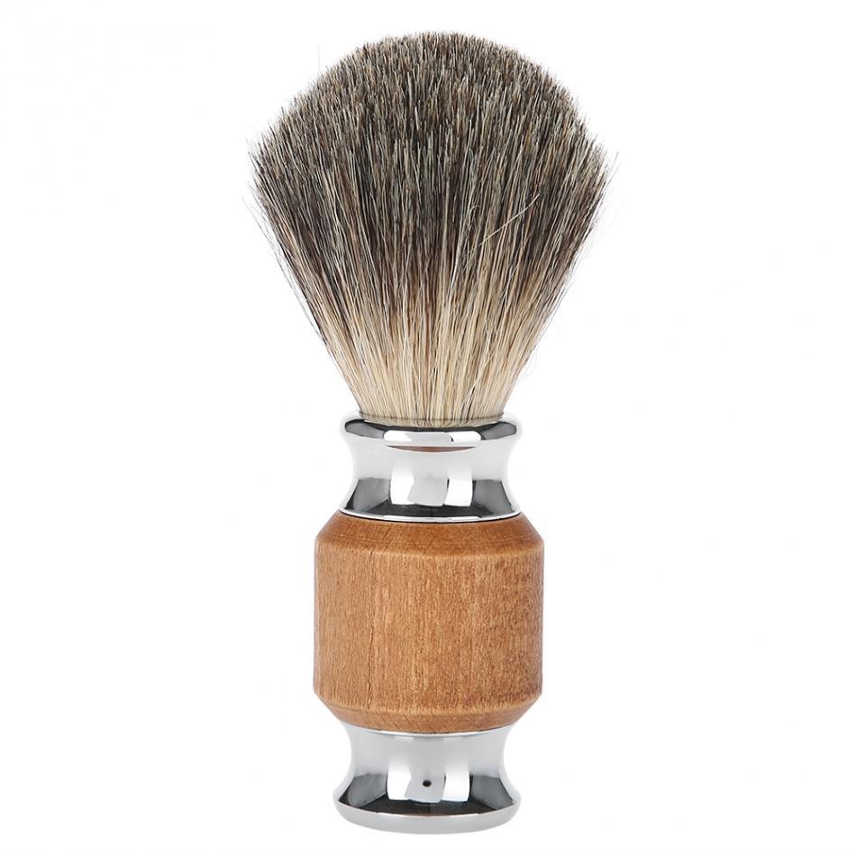 剃须刷套装小毛刷清洁刷子獾剃须刮胡刷软毛胡皂碗刮胡刀清洁刷子