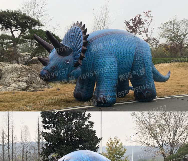 充气恐龙气模高仿真充气霸王龙商场景区龙园布景美陈装饰模型定制