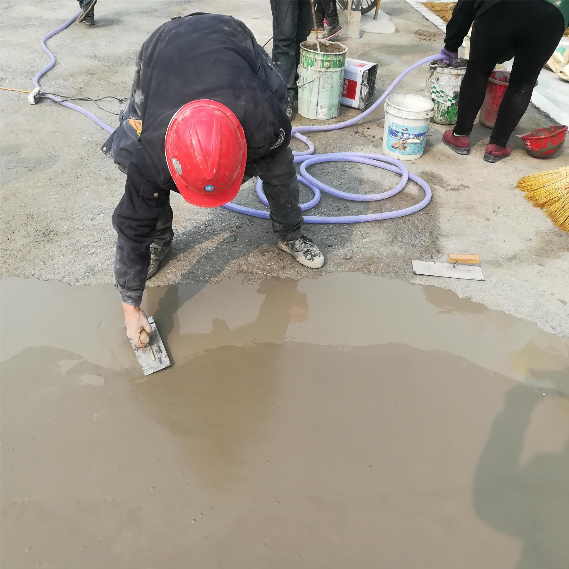 卓能达路面快速修补料 路面薄层场地快速修复 自流快速结构修补料