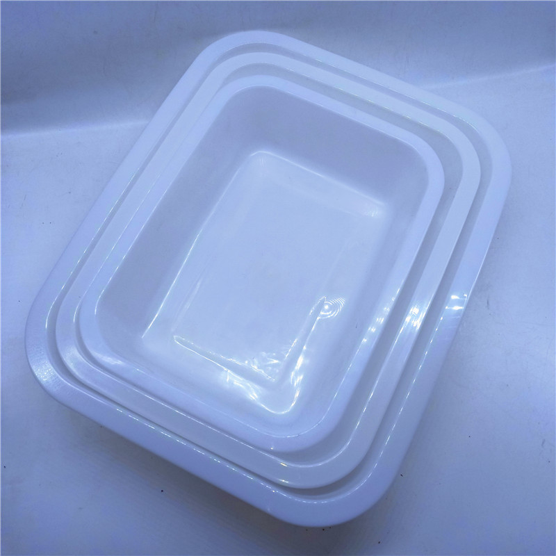 大中号冰盘长方形塑料冷冻盘火锅麻辣烫盛菜盒两元店货源