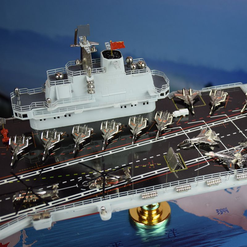 金属仿真辽宁号航母模型 16辽宁舰航母 舰船船舶 1:500航空母舰