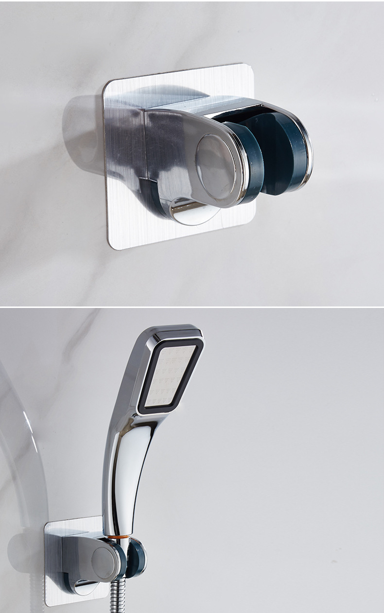 免打孔固定底座淋浴喷头挂座大花洒支架淋雨莲蓬头浴室淋浴器配件