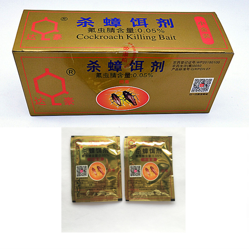 达豪金装杀蟑饵剂 杀蟑螂药灭蟑螂药饵剂 连环杀绝 8克