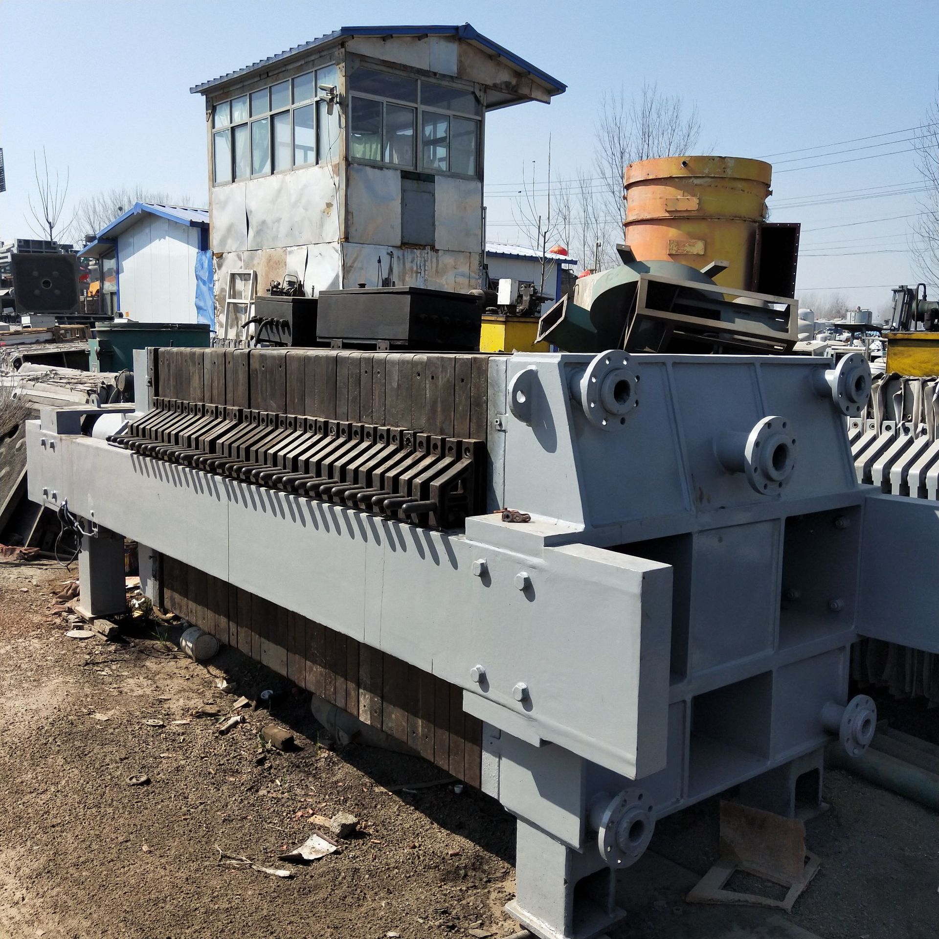 供应二手污泥压滤机污泥脱水过滤机各种型号价格便宜欢迎订购