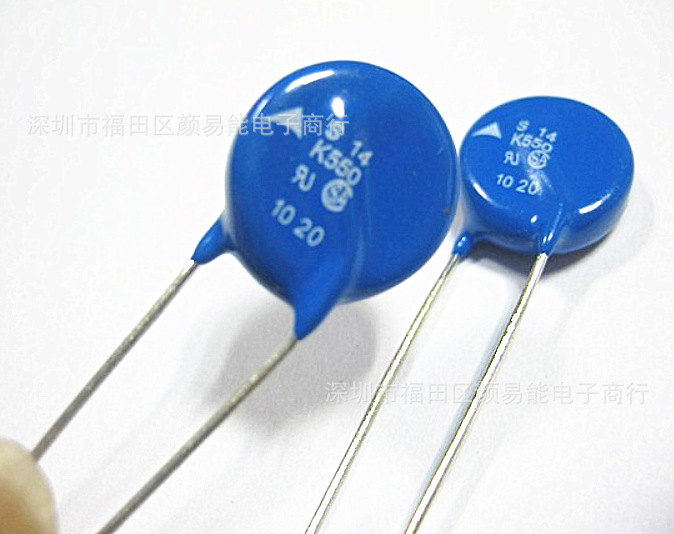 丝印s14k550蓝色epcos压敏电阻 b72214s 551k101变阻器 圆盘14mm