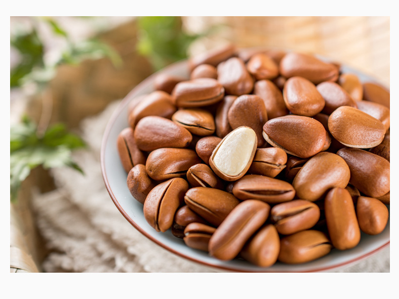 苏曲儿松子王手剥开口松子坚果炒货办公休闲零食 散称5斤/袋