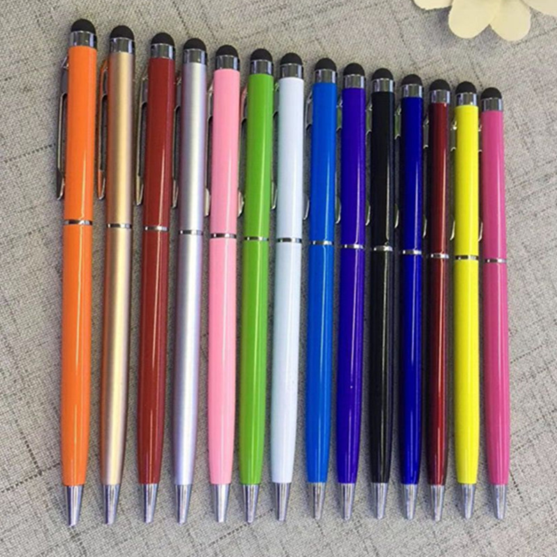 多功能触摸屏金属小高士触控牙签笔 手机平板ipad两用电容笔批发