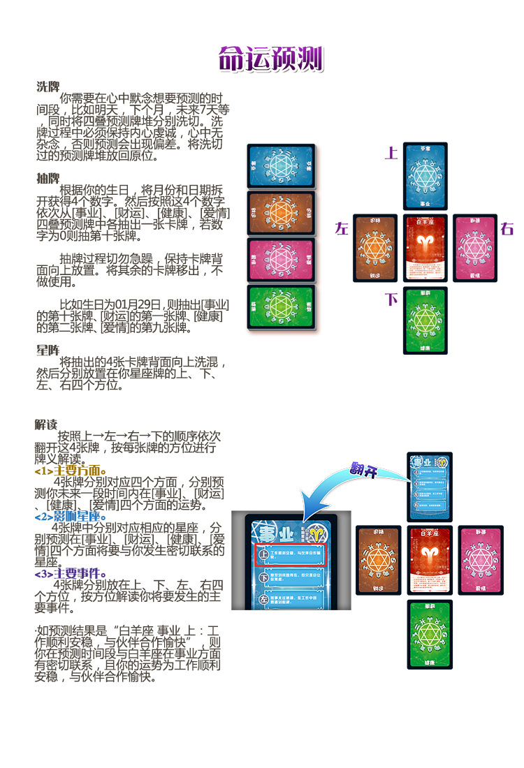 星座物语塔罗牌聚会休闲预测命运知晓未来卡牌