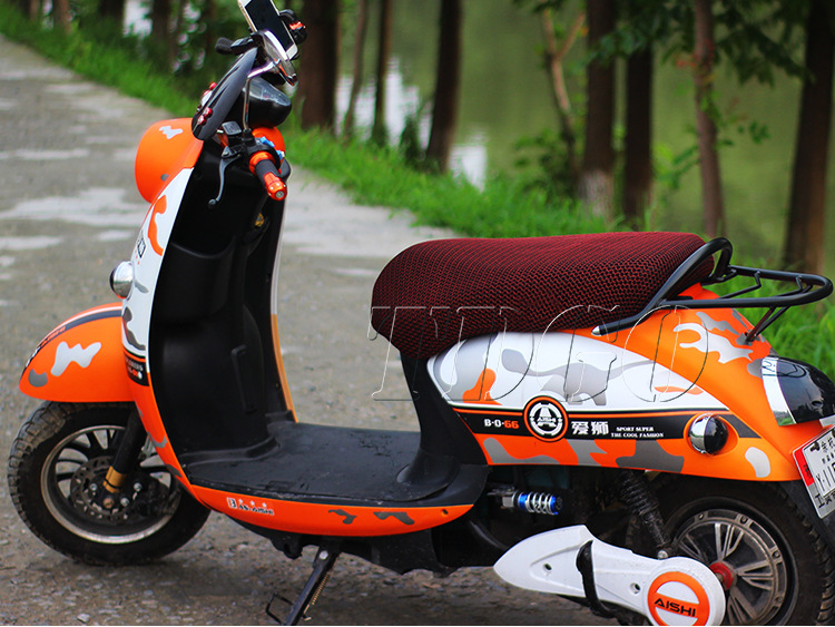 防水四季通用全包电瓶车电动车3d蜂窝网座套电动摩托车座垫套批发