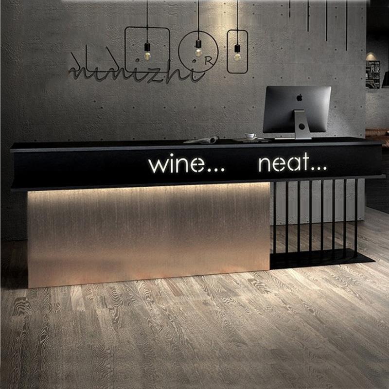 不锈钢吧台接待台定制厂家