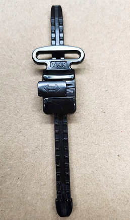 ykk调节扣 轨道插扣 黑色白色 轨道长6cm 8cm 3br nr08/5bs aabl