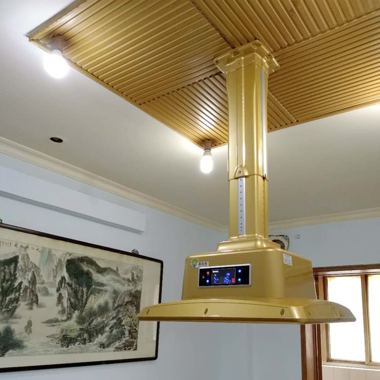 麻将室吸烟机 外排式吸烟灯棋牌室空气净化器吊顶排烟机消烟宝