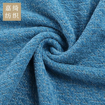 涤纶雪尼尔提花沙发布家居服睡衣面料数码几何印花雪尼尔提花布