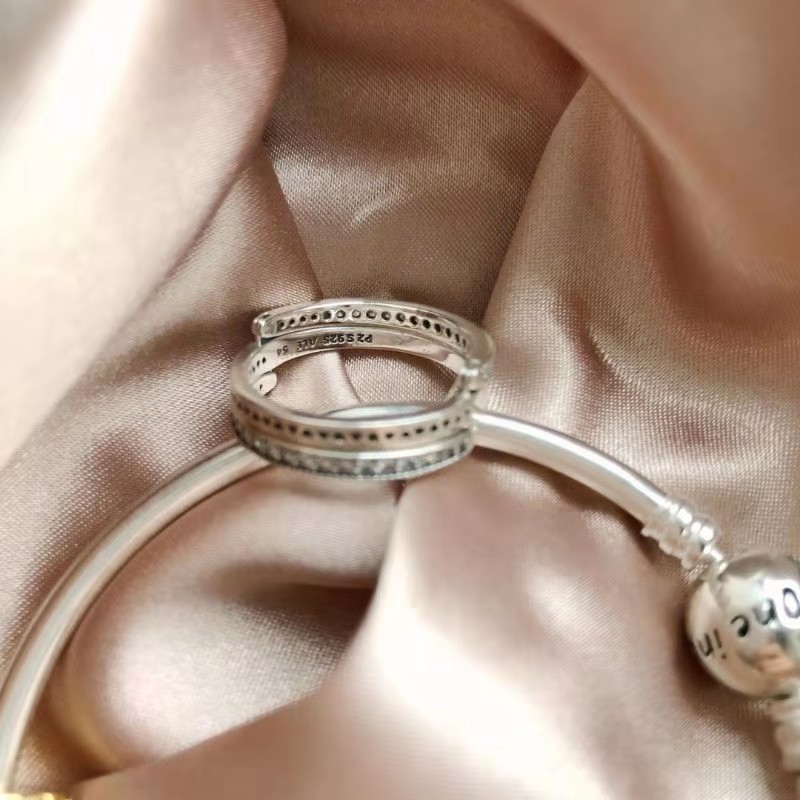 潘家925纯银手链shine未来种子串饰767623cz时尚diy吊饰饰品女