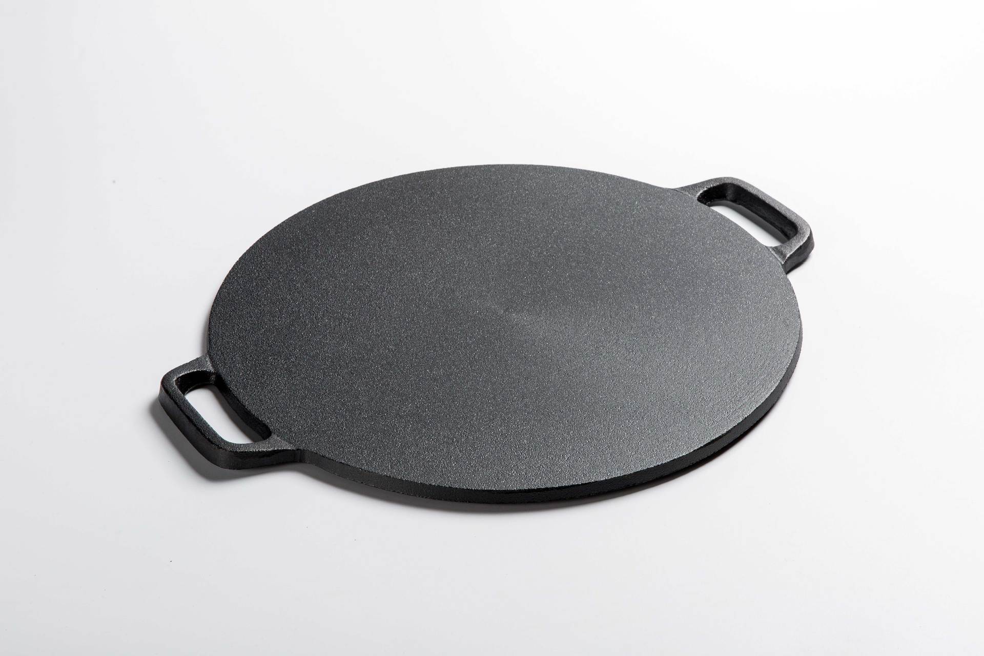 铸铁煎饼锅烙饼锅铸铁鏊子摊煎饼果子大尺寸户外聚餐烧烤用大烤盘