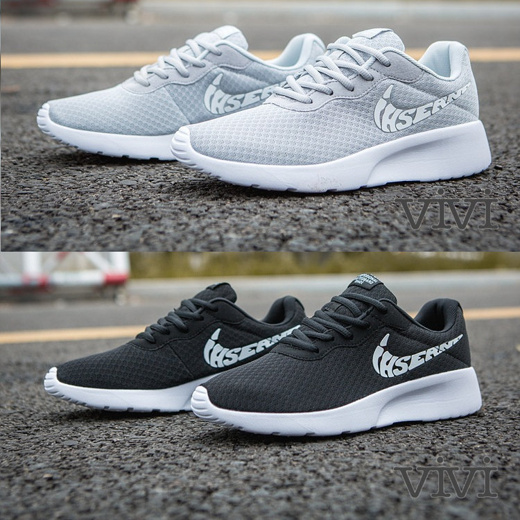 伦敦三代莆田运动鞋网面黑白透气跑步鞋学生小run休闲轻便男女鞋