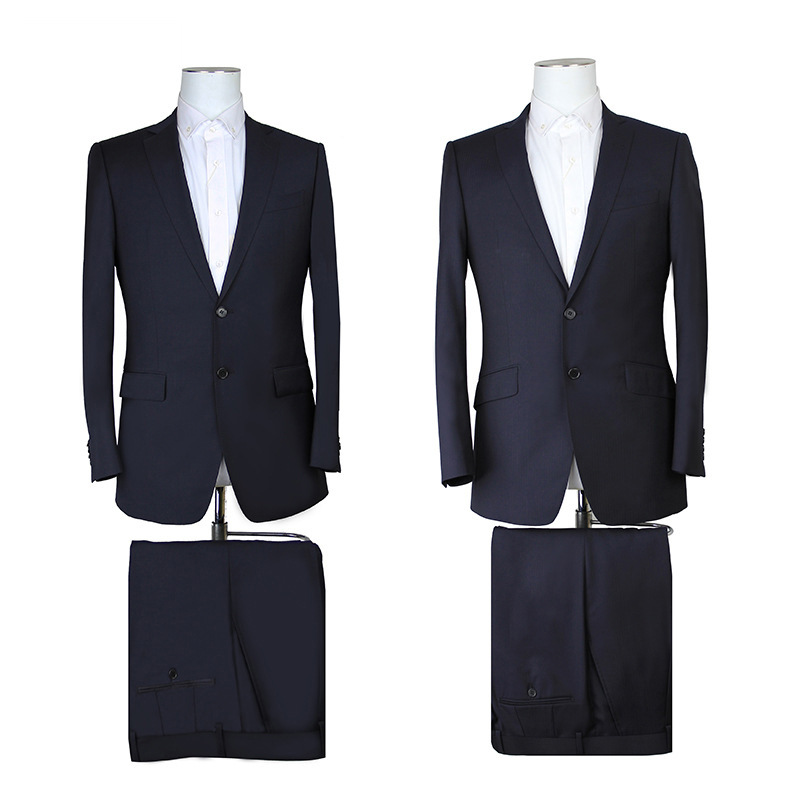 2018韩版商务西装男款 单排三粒扣职业套装修身西服支持定制