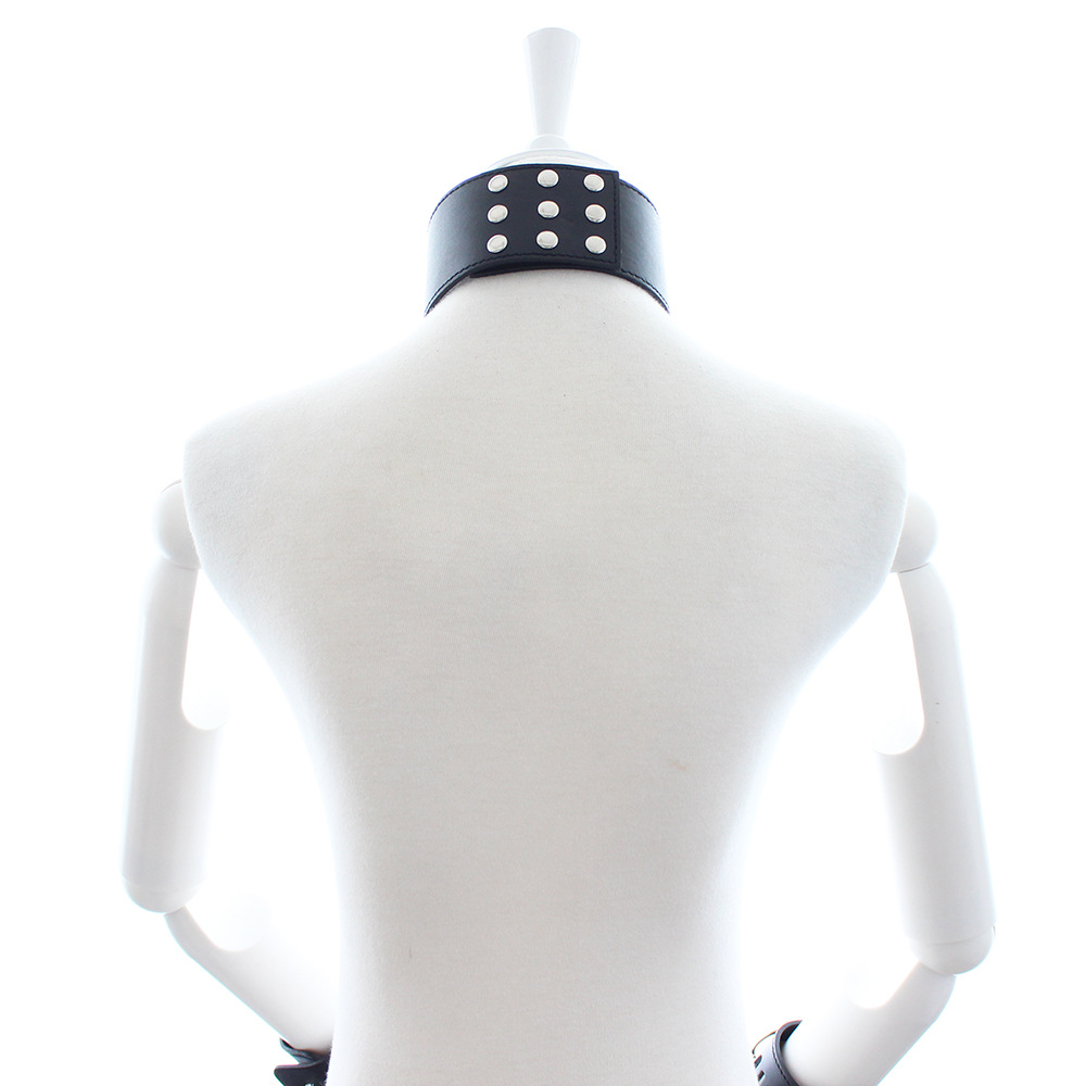 成人另类情趣调教手颈铐情趣捆绑束缚手铐脖套男女成人情趣用品