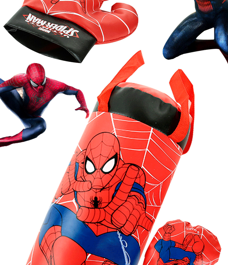 Cross-Border Hot Disney Genuine Marvel Spider-Man Toy Children Boxing Gloves Boxing Glove Pressure Reduction Toy 2-5