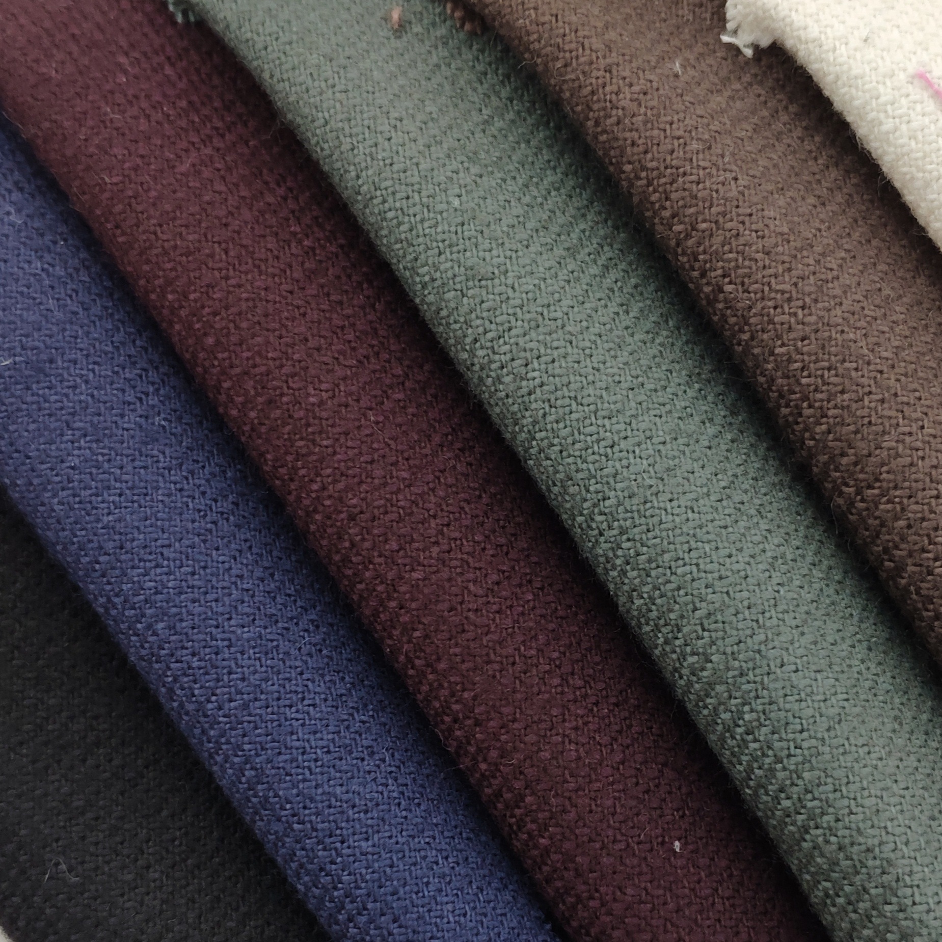 梭织棉布 双面弹力彩色棉布系列 8oz 时尚童装裤装外套面料