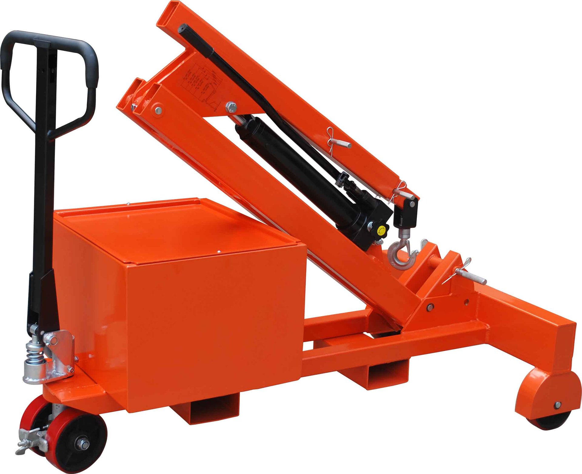 虎力厂家直销无支腿式小型平衡重模具吊机 液压小吊机 单臂吊