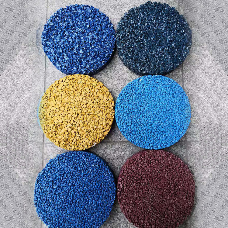 海绵城市耐用耐磨彩色透水混凝土胶粘石路面树脂型胶粘剂