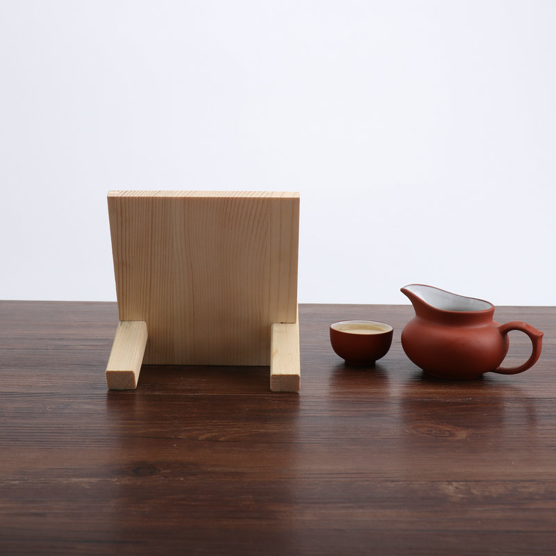 茶饼架批发实木茶饼支架茶叶展示架 普洱茶饼架木制茶托定制