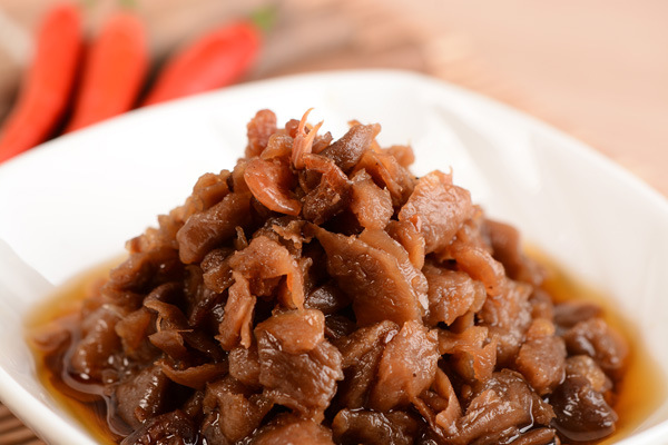 厂家直供 广东潮汕特产酱腌菜家桐牌塑料碟虾仁菜脯112克*72碟