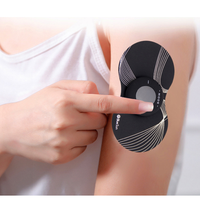 新款便鞋家用智能颈椎按摩仪脖子脉冲理疗机电极迷你按摩贴保健器