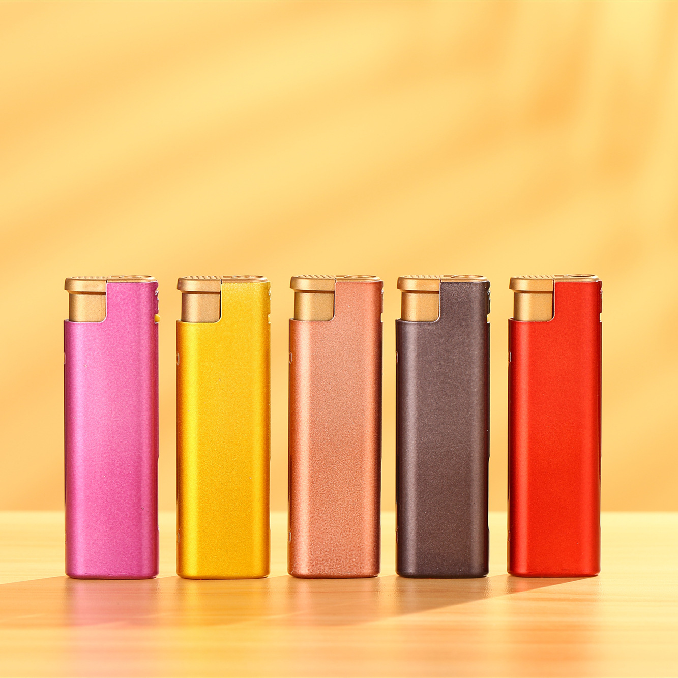 厂家直销王族正丰a9喷胶镀膜金属直冲防风打火机 高档广告打火机