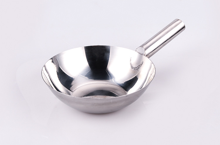 不锈钢水瓢家用舀水勺食堂不锈钢汤勺短柄厨房烹饪水瓢工业瓢批发