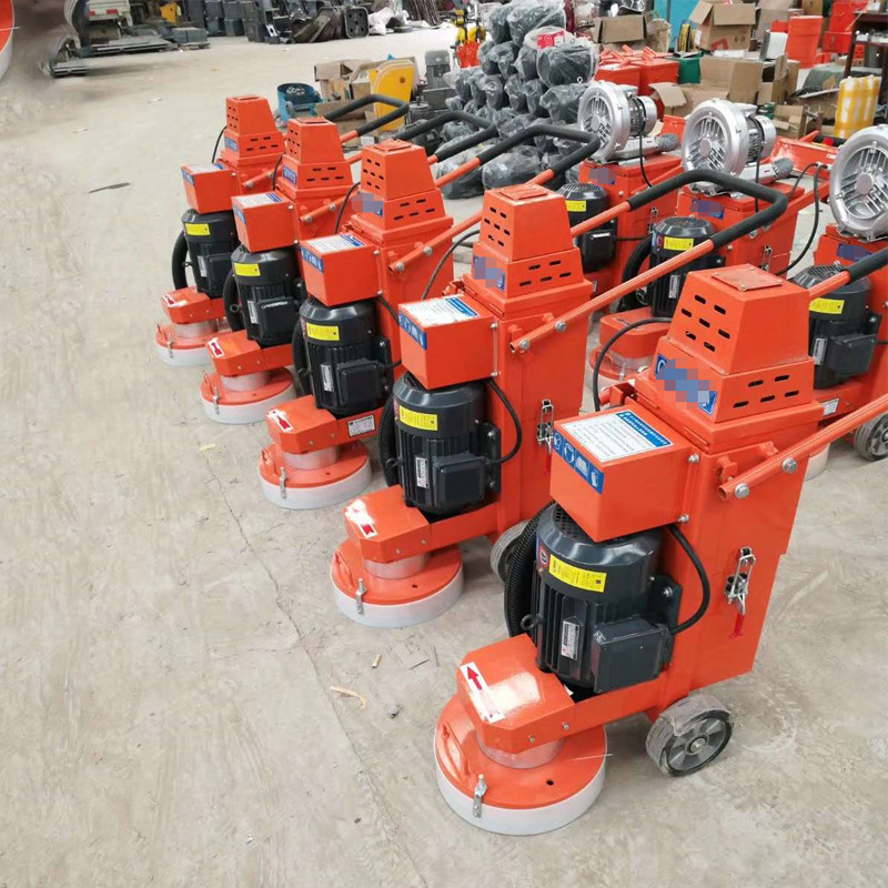 环氧地坪研磨机价格 现货机械混凝土打磨机 自带吸尘地面打磨机