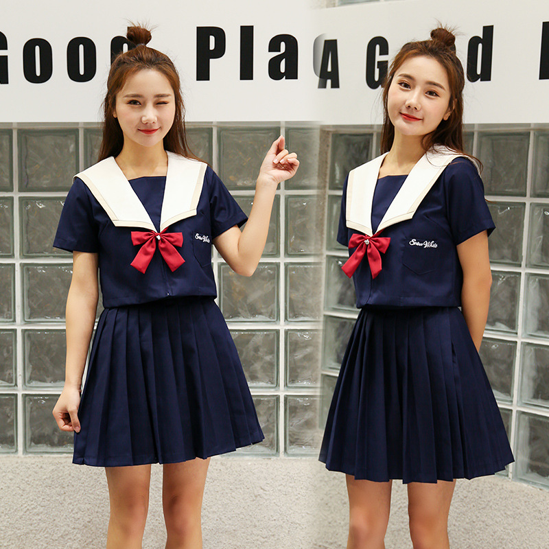 学院风jk水手服基础款白雪姬长袖snowwhite正统日系jk制服裙女