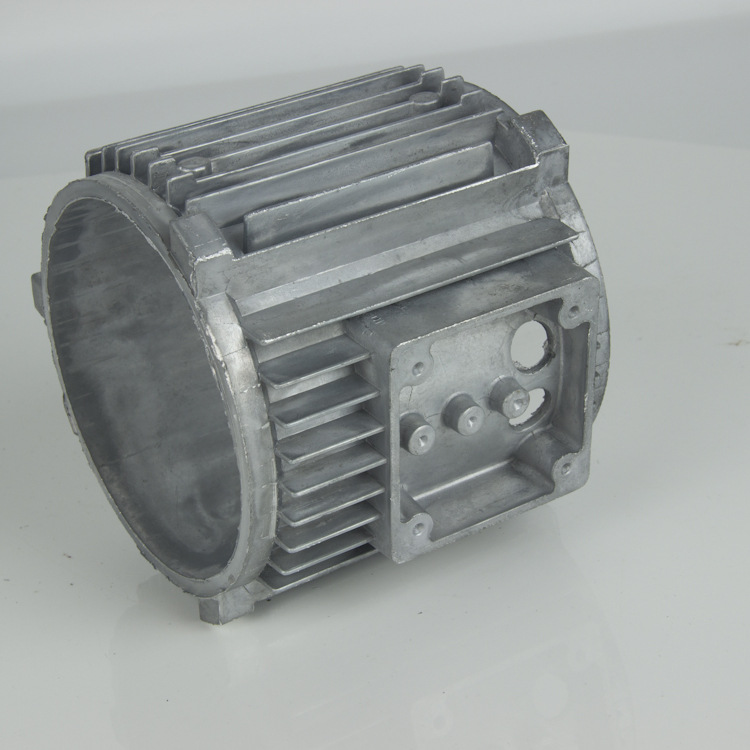 铸铝电动机外壳体铝合金压铸电机壳体箱体法兰端盖机座