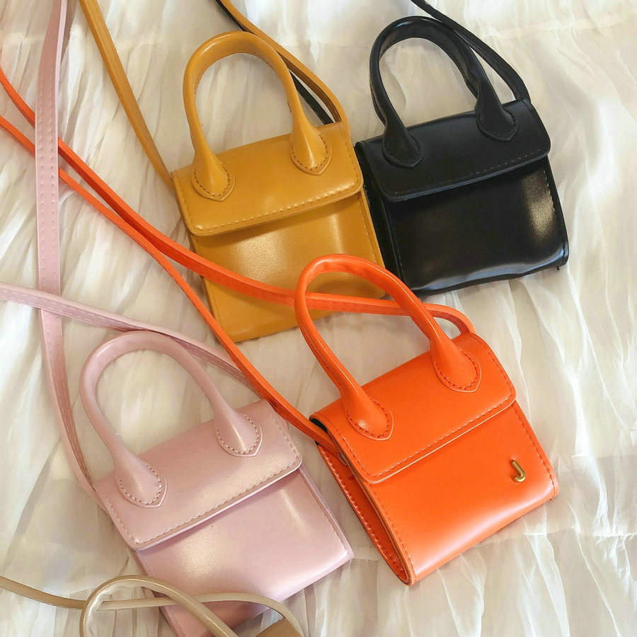 新款装饰迷你糖果色网红小包包零钱包口红mini速卖通纯色韩版潮