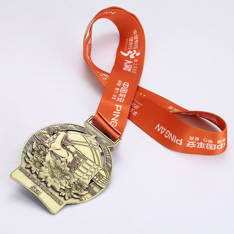 城市马拉松运动会奖牌金属纪念章体育比赛合金奖牌定制做创意纪念
