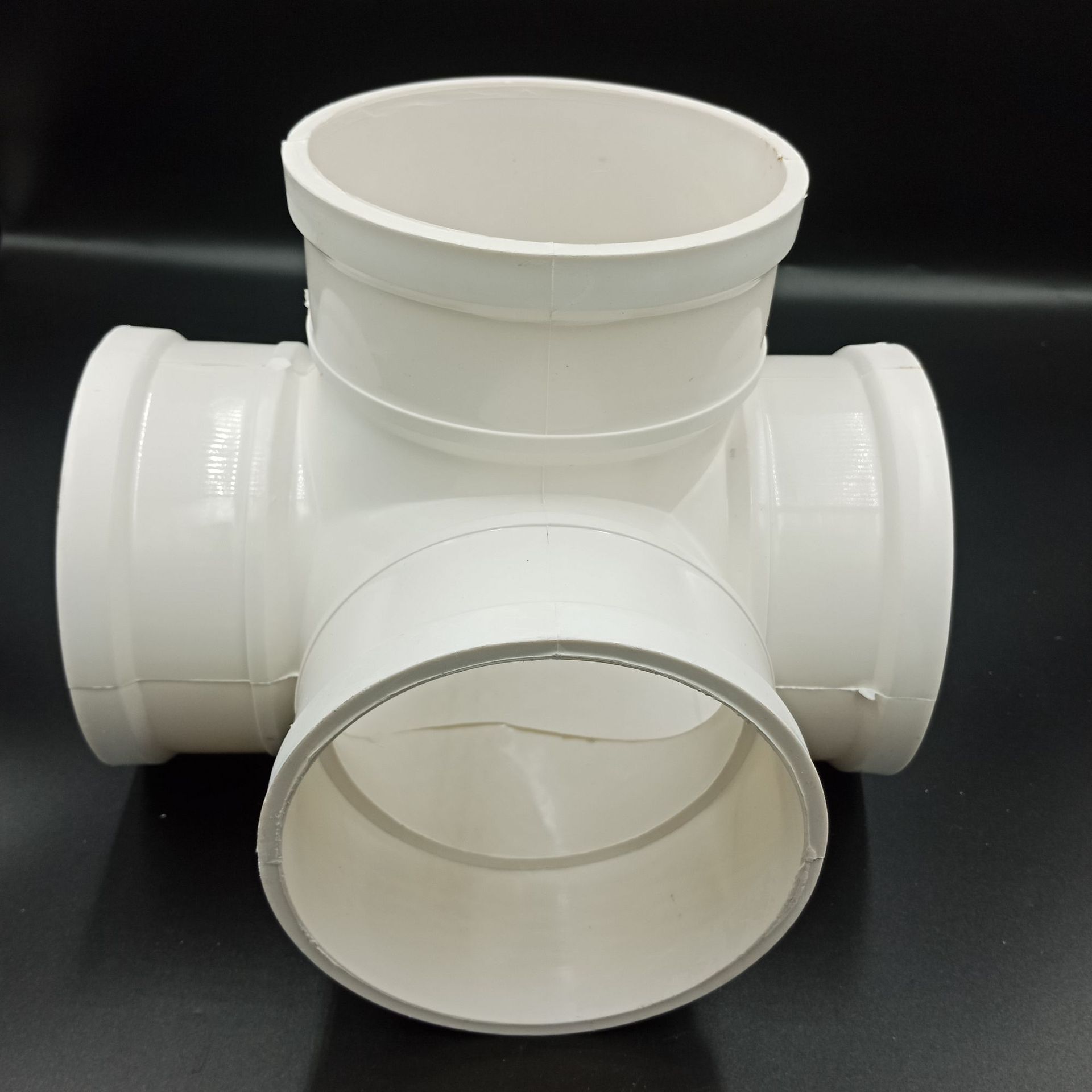 pvc排水管件配件 直角四通pvc排水四通 异径立体四通 pvc立体三通