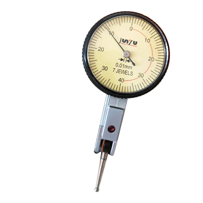 骏宇 杠杆百分表0-0.8/0.01mm 指针式小表头 跳动表