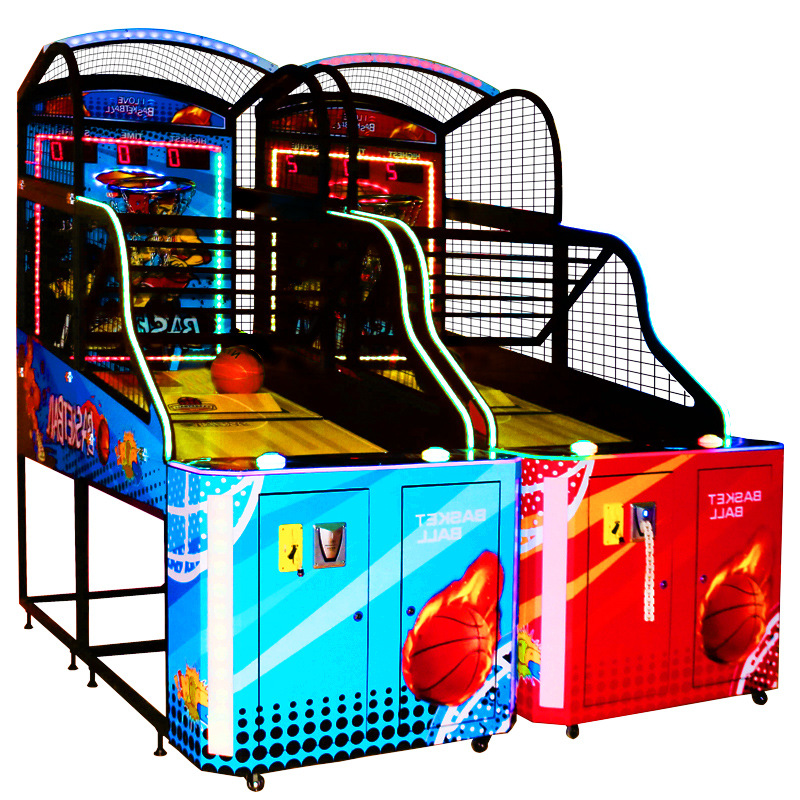新款成人豪华篮球机儿童游乐场电子计分大型电玩城投币游戏投篮机