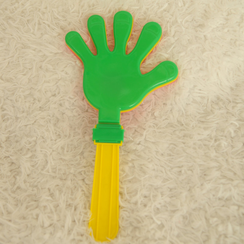 无笑脸不发光手拍 彩色塑料手掌拍拍手器鼓掌拍 演唱会助威道具