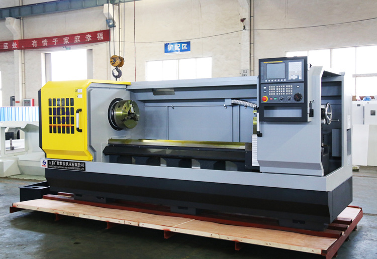 数控机床厂家cak6160v数控车床6160大孔径双卡盘数控车床