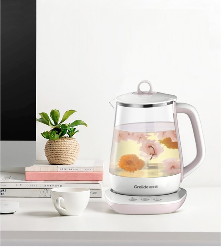 grelide/格来德g715e养生壶保温电茶壶1.8l多功能煮茶器电热水壶
