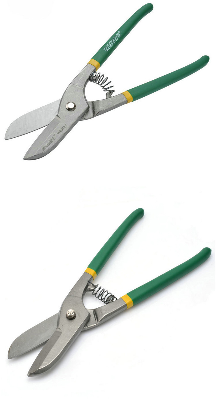 威力狮 铁皮剪德式冷轧铁板白铁剪刀 w608c~w6014c德式弹簧铁皮剪