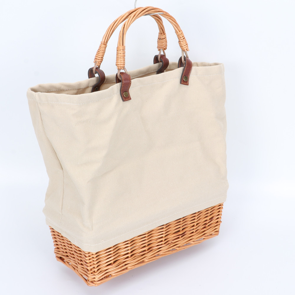 Linyi Lucky Woven Craft Enterprise Supply Wicker Women's Bag Wicker Woven Bag Portable Wicker Bag