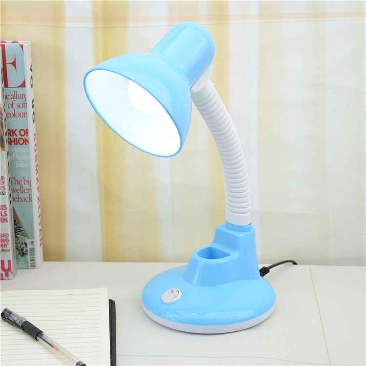 Children's Learning Desk Lamp Reading Eye Protection Led Plug-in Metal Table Lamp Student Writing Dormitory Foreign Trade Desk Lamp